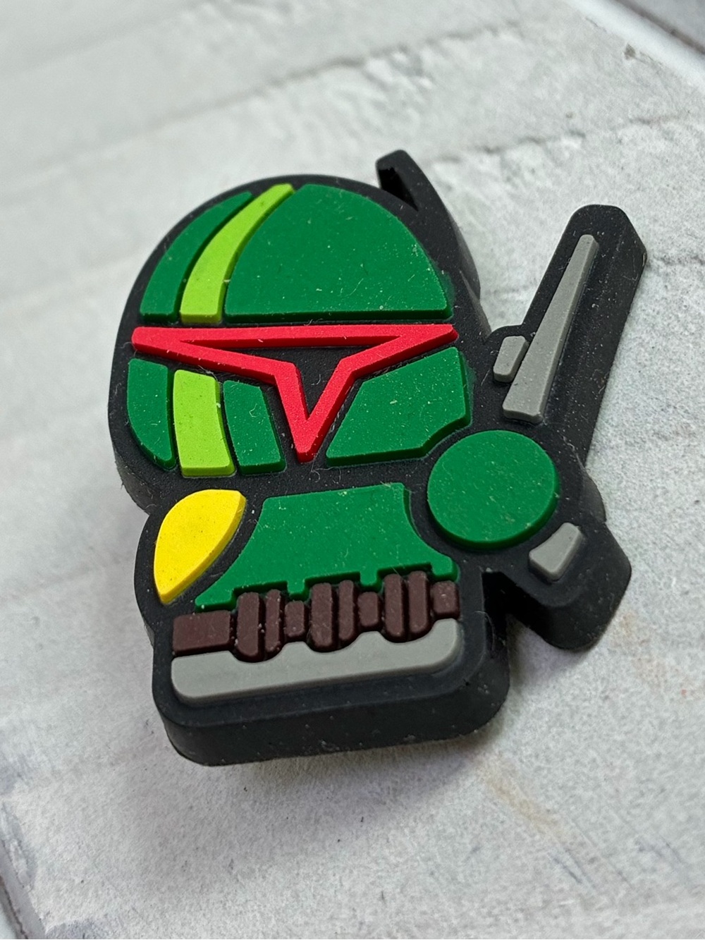 Star Wars Boba Fett Chibi Shoe Charm 1.25” Accessory For Shoes Star Wars Fan